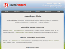 Tablet Screenshot of levnetopeni.info